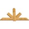 Ekena Millwork Kennewick Rough Sawn Timber Gable Bracket, Western Red Cedar, 60"W x 38"H x 2"D x 6"F, 15/12 Pitch GBW060X38X0206KEN00RWR - alternate 3